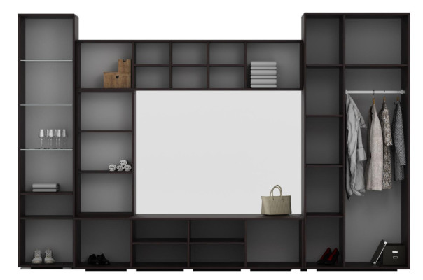 Living room Wall shelf TV Wardrobe Wall cabinets Shelf Wood Living room Furniture new