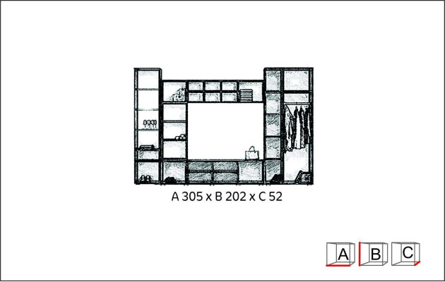 Living room Wall shelf TV Wardrobe Wall cabinets Shelf Wood Living room Furniture new