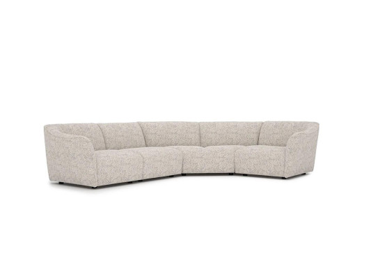 Luxury Suite Corner sofa L-shape Upholstery Living room Coffee table new Side table