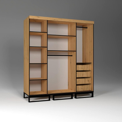Wardrobe chest of drawers design Wardrobe Display case Chests of drawers XXL Shelf Loft