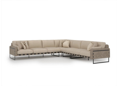 Living room Corner sofa L-shape Suite Luxury Upholstery Seat Furnishings Upholstered furniture