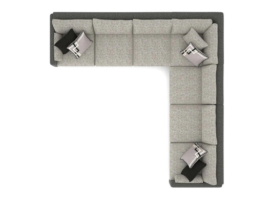 Modern Corner Sofa L-shape Living room Luxury Couch Luxury Design Textile new