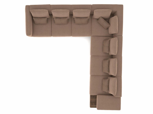 Upholstered sofa L-shape Living room luxury corner suite new Textile Furnishings