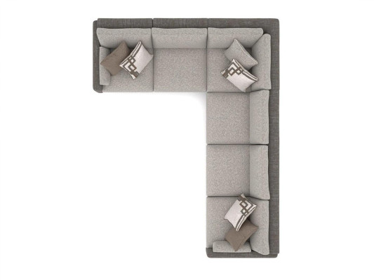 Sofa Couch Gray Upholstered furniture Corner sofa L-shape Suite Furnishings Living room