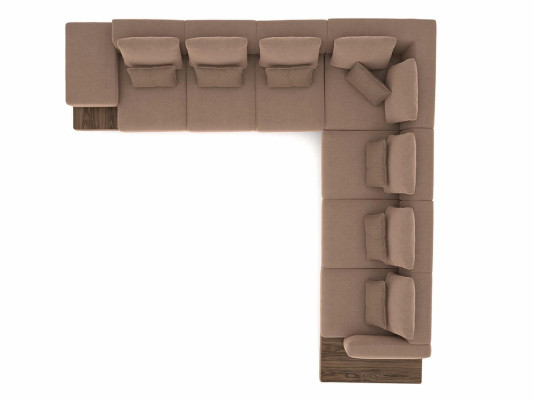 Modern Upholstered furniture Corner sofa L-shape new Coffee table Living room Luxury