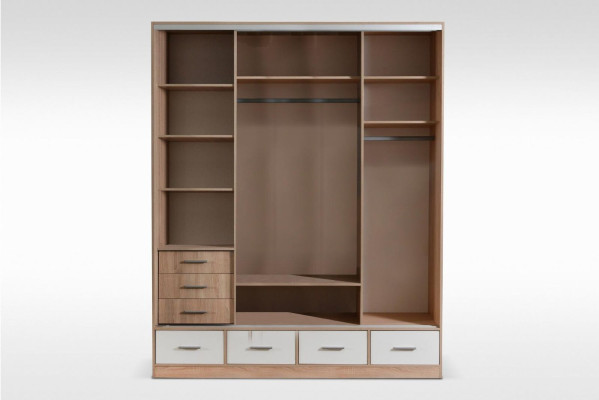 Bedroom cupboard Wardrobe Filing cabinet Bookcase 2-door Wardrobe