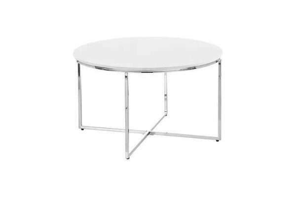 Luxurious white coffee table legs from white metal silver living room new