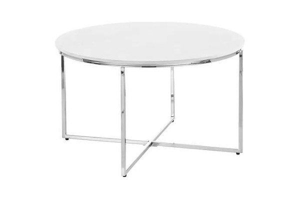 Luxurious white coffee table legs from white metal silver living room new
