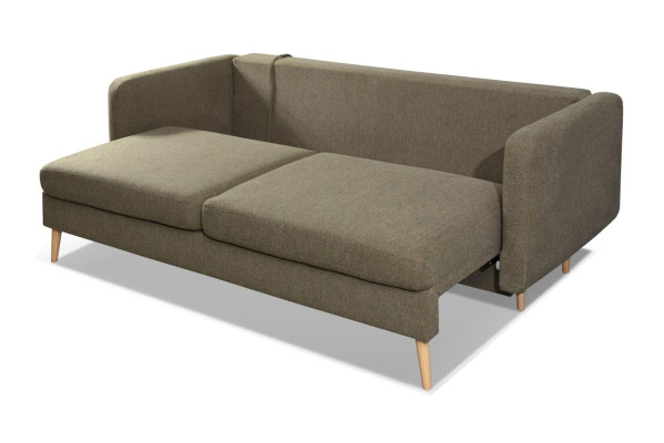 Sofa bed Luxury Designer Sofa 3 Seater Furniture Upholstery Textile Blue e Couchen Corner