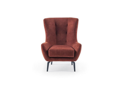 Chesterfield Design Modern Luxury 1-Seater Fabric Sofa Living Room Lounge