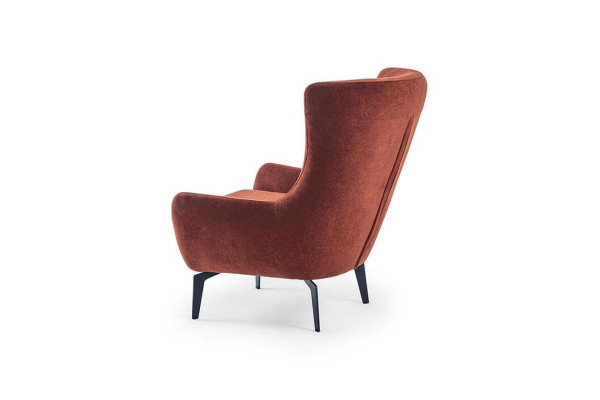 Chesterfield Design Modern Luxury 1-Seater Fabric Sofa Living Room Lounge