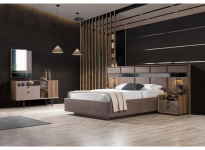 Modern Bedroom Set Perfect Bed 2x Bedside tables and Dressing table