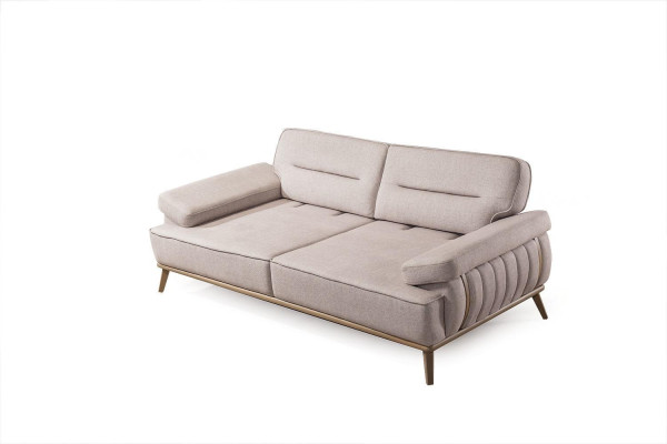 Luxurious 3-Seater Sofa White Color Modern Furniture in Living room Novelty