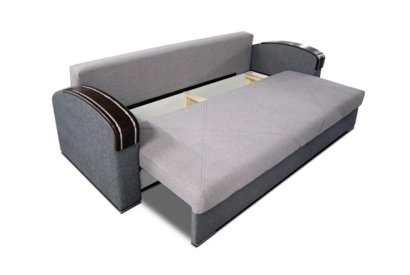 Luxury Design Sofa 3 Seater Furniture Upholstery Gray Textile Wood Furniture Sofa bed new