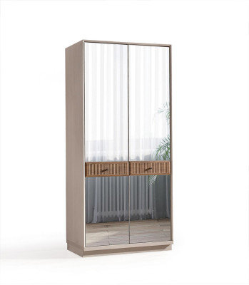 Stylish Wardrobe Luxury Wardrobe Modern Beige Bedroom Furniture