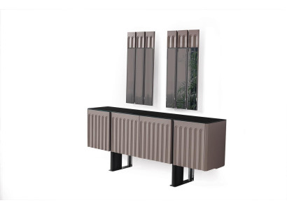 Modern Dining room Set Consists of Sideboard and 2x Mirror Perfect 3-piece.