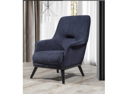 Stylish Armchair Blue Color Modern Furniture in Living room Luxury Textile new