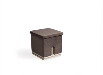 Designer Stool Brown Luxury Upholstery Stool Seat Relax Modern Style new