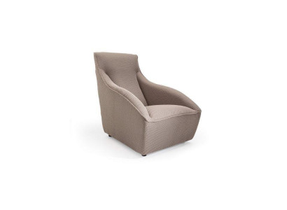 Stylish, comfortable club chair with velvet cover for stylish living rooms