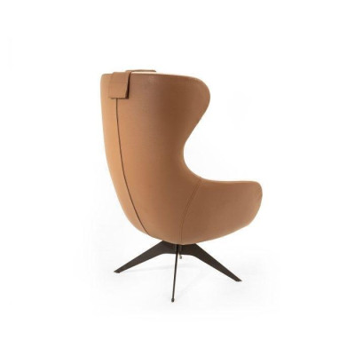 Luxurious upholstered armchair in beige for the perfect living room