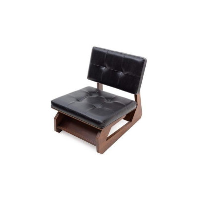 Armchair Modern Wood Design Living room Furniture Black Color Luxury Style