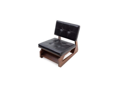 Armchair Modern Wood Design Living room Furniture Black Color Luxury Style