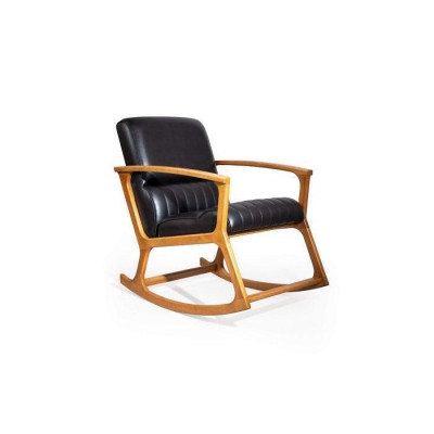 Modern Rocking Chairs Black Color Perfect Furniture for Living room new