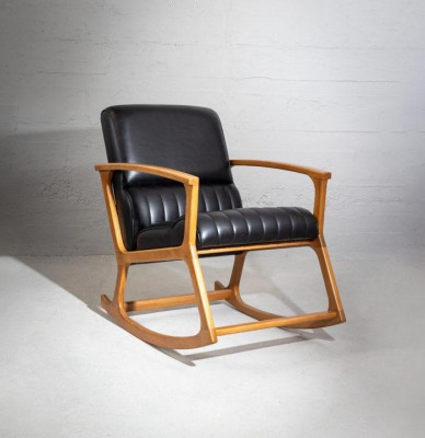 Modern Rocking Chairs Black Color Perfect Furniture for Living room new