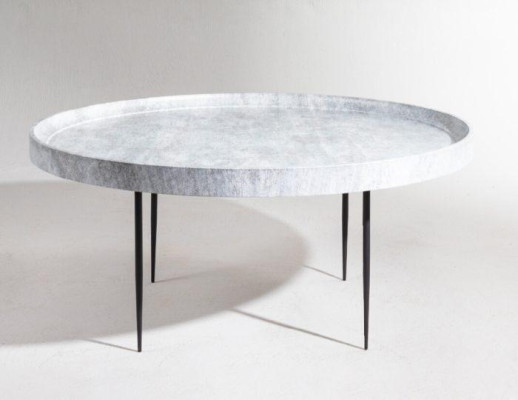 Natural wood coffee table trio, environmentally friendly for the living room
