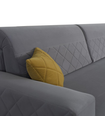 Sofa 3 Seater Fabric Sofas Couch Gray Luxury Upholstery Modern Three Seater Furniture new