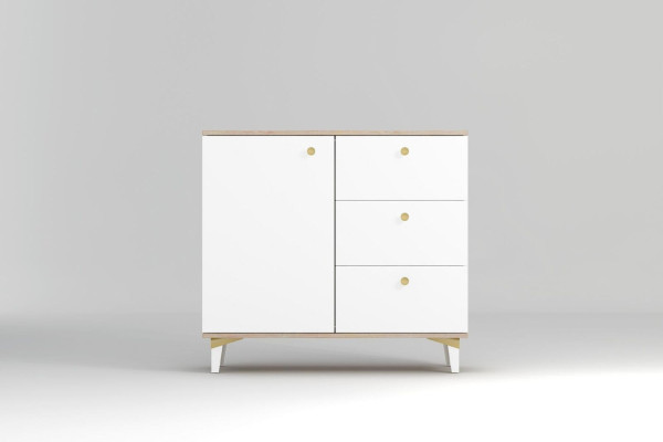Design Living room Set Display case 2x Chest of drawers Wall shelf Wall unit Shelf Cabinets 4pcs.
