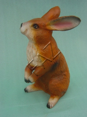Design Rabbit Figure Garden Statue Sculpture Figures Sculptures Decoration new c427