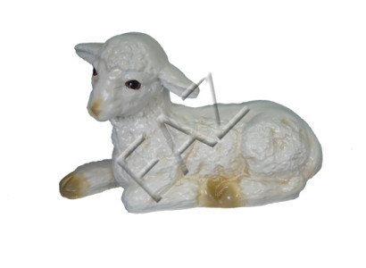 Design sheep lying figure garden statue sculpture figures sculptures statues new