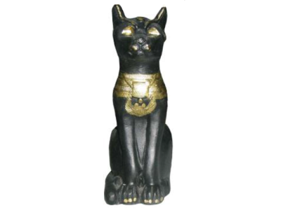 Figure Egyptian Cat Bastet Statues Figures Decoration Plastic 18cm Egypt