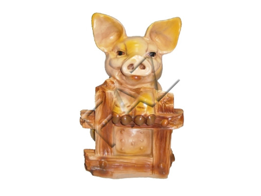 Design Pig Figure Garden Statue Sculpture Figures Sculptures Decoration C33