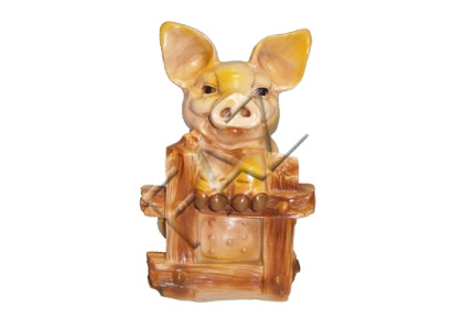 Design Pig Figure Garden Statue Sculpture Figures Sculptures Decoration C33