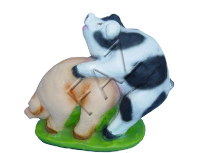 Design Pig Figure Garden Statue Sculpture Figures Sculptures Decoration c48