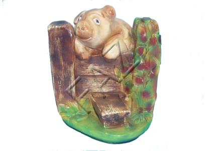 Design Pig Figure Garden Statue Sculpture Figures Sculptures Decoration c79