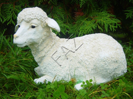 Design sheep lying figure garden statue sculpture figures sculptures decoration new