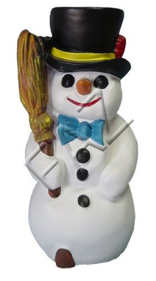 Big Snowman Figure Garden Statue Sculpture Figures Sculptures Decoration Christmas
