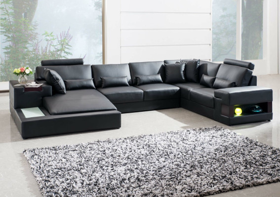 Modern Designer Corner sofa U-shape Living landscape Couch Sofas Upholstery