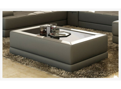 Sofa Table Glass Design Coffee Table Living Room Leather Couch Decor Side