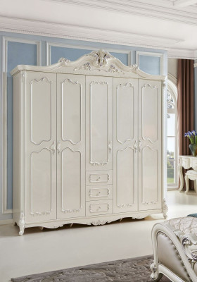 Classic r Baroque Antique Style Coat rack Wardrobe Solid wood Cabinets new
