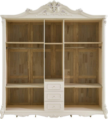 Classic r Baroque Antique Style Coat rack Wardrobe Solid wood Cabinets new