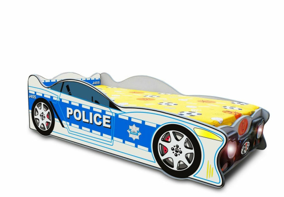 Police Car Bed Beds Childrens bed Youth bed Police car & Mattress child