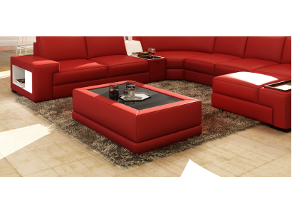 Luxury Coffee tables Polser Leather Designer Living room Side table Tables