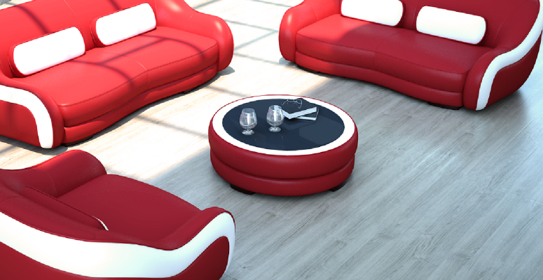 Round Coffee table Side table Tables Table Couch Sofa Round table Leather