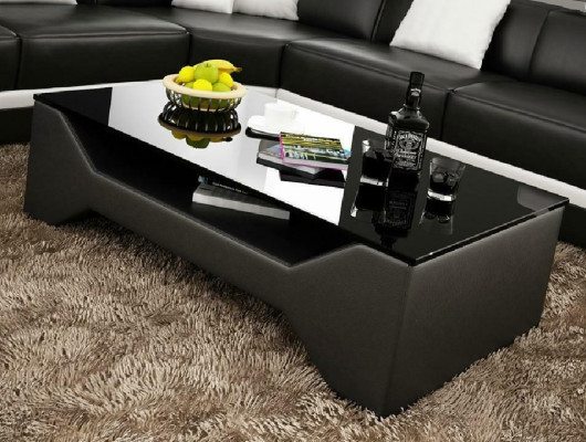 Sofa table design table living room glass leather sofa side coffee couch