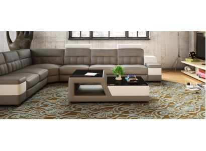 Modern designer glass table side sofa Tables Living room Coffee table Table