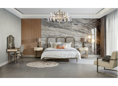 Bedroom Set Design Furnishings Bed Modern Furniture 5pcs. Bedside table Solid wood